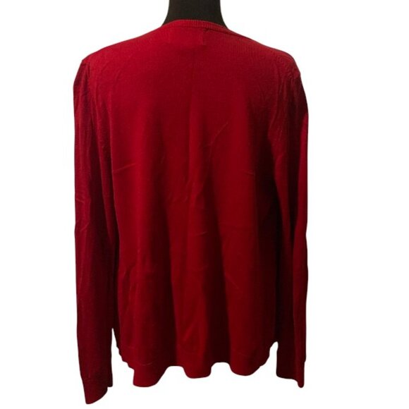 RED CARDIGAN - Picture 2 of 2